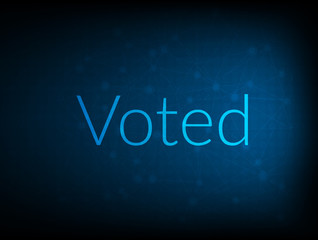 Voted abstract Technology Backgound