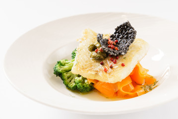 fish with vegetables