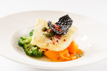 fish with vegetables