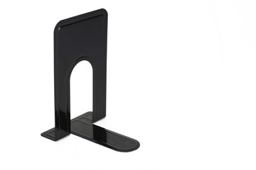 stand black book end white isolated 