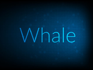 Whale abstract Technology Backgound