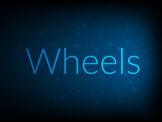 Wheels abstract Technology Backgound