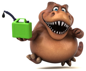 Fun Trex - 3D Illustration © Julien Tromeur