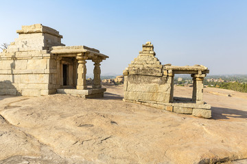 Fototapeta premium Hemakuta hill temples, Hampi, Karnataka, India