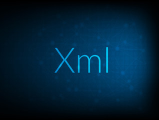 Xml abstract Technology Backgound
