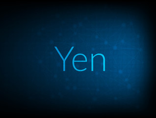 Yen abstract Technology Backgound