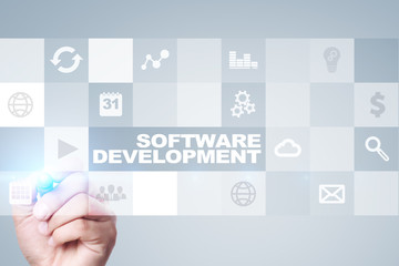 Software development. Applications APPS for business. Programming.
