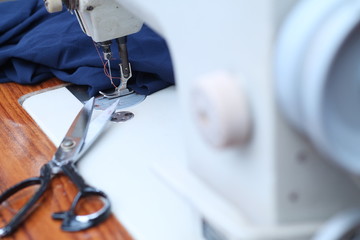 sew on a sewing machine