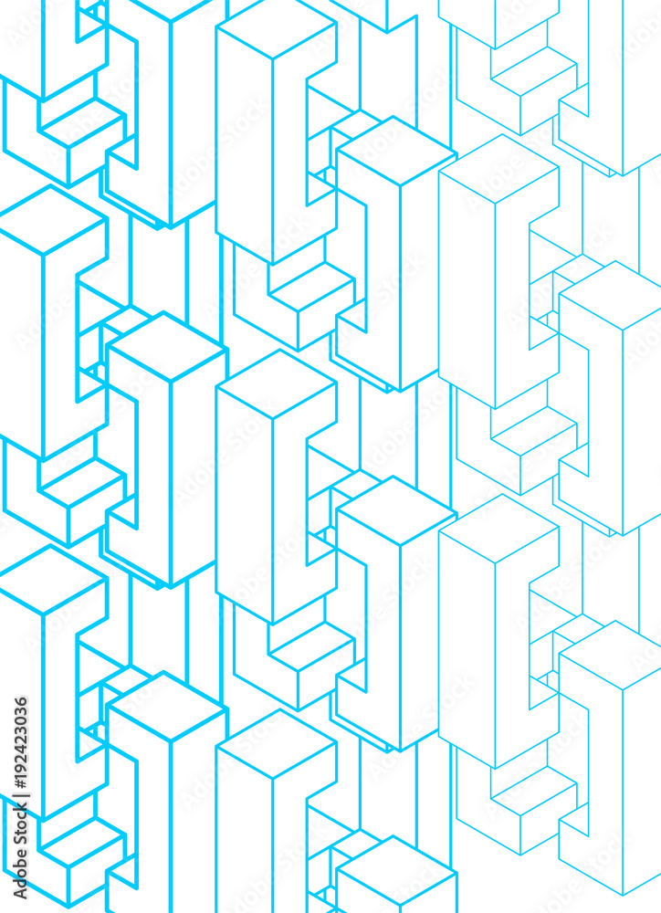 Poster blockchain network background for presentations. technology block chain template for design. abstrac