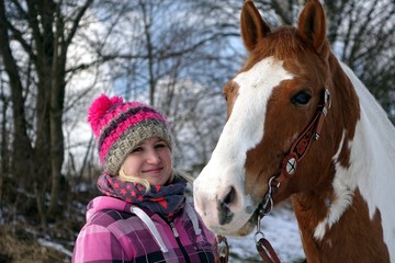 reiten im winter
