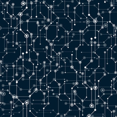 Seamless repeating pattern from an electronic board