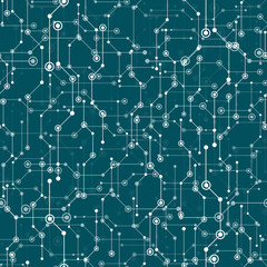 Seamless repeating pattern from an electronic board