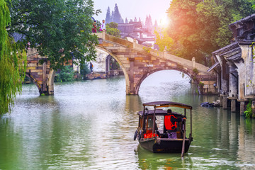 Obraz premium Jiangnan Water Town, Wuzhen
