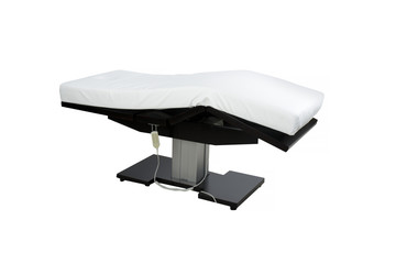 cosmetic armchair artificial leather electric folding drive wheel console frame headrest massage...