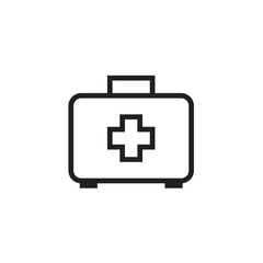 Medical box Icon Vector illustration, EPS10