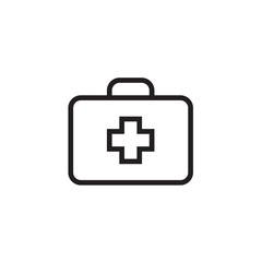 Obraz premium Medical box Icon Vector illustration, EPS10