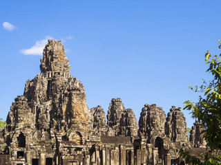 Obraz premium Bayon Temple in Angkor Temples in Cambodia