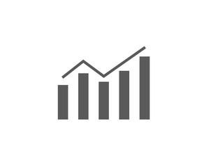 Modern Business Statistics Diagram symbol, icon