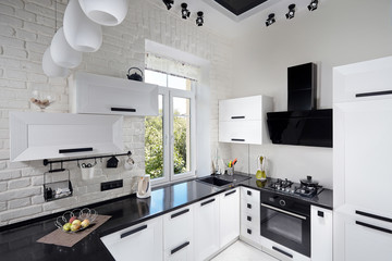 Modern Kitchen with Light Oak Facade