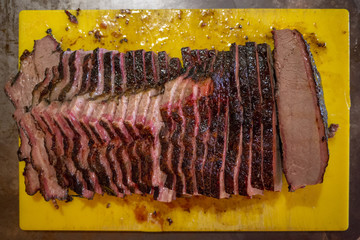 sliced brisket