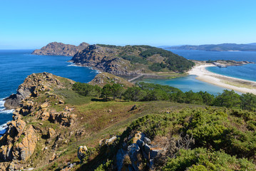 Cies Islands, National Park Maritime-Terrestrial of the Atlantic Islands, Galicia, Spain