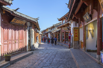 Obraz premium Ancient city of Lijiang in Yunnan