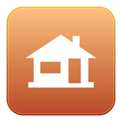 Home icon, house silhouette