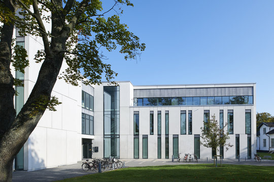 Modern building in Lund, Sweden