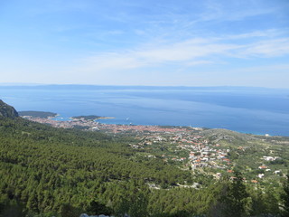 Obraz premium Panoramic view (Makarska)