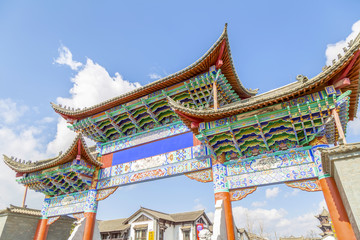Fototapeta premium Archway archway in China