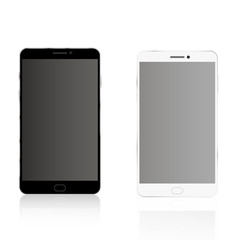 Mock up realistic smartphone