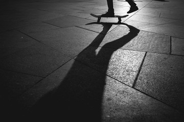Skater Sonnenuntergang