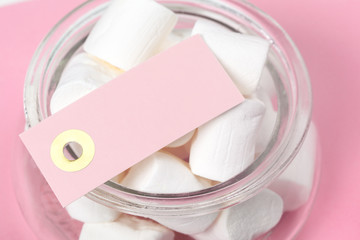 Fluffy white marshmallow