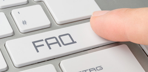 Tastatur mit beschrifteter Taste - FAQ
