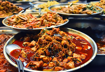 Chinese street food sold in Bangkok Chinatown