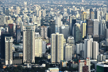 View of the city of Bangkok, Thailand