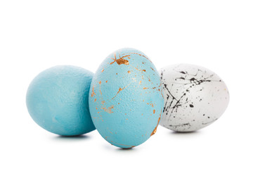 easter background. isolated on white