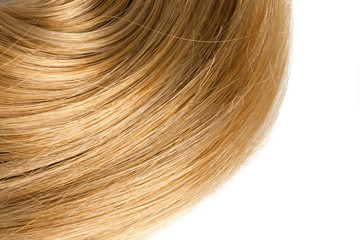 Fototapeta premium Blond, lśniące włosy ludzkie