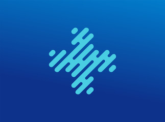 Pharmaceutical, healthcare and medical concept logo, symbol