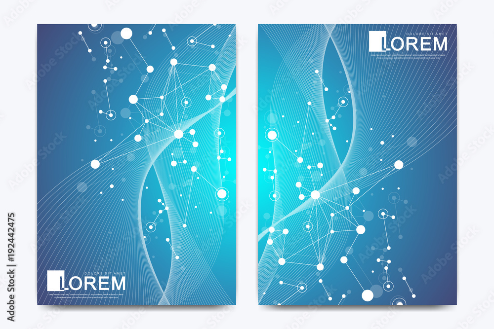 Poster modern vector template for brochure leaflet flyer advert cover catalog magazine or annual report. ge