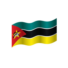 Mozambique flag, vector illustration