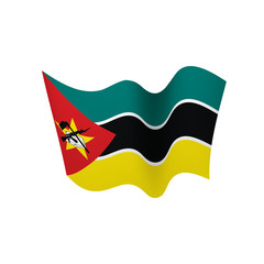 Mozambique flag, vector illustration