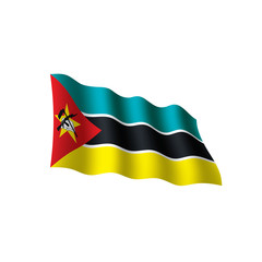 Mozambique flag, vector illustration