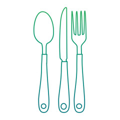 set cutlery isolated icon vector illustration design