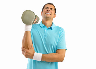injured sports man