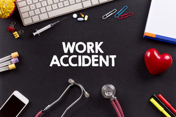 Health Concept: WORK ACCIDENT