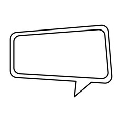 speech bubble sticker icon vector illustration design