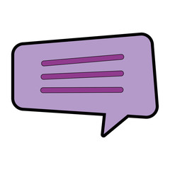 speech bubble sticker icon vector illustration design