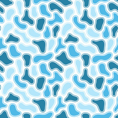 Disordered seamless pattern. Randomly located spots. Abstract background.