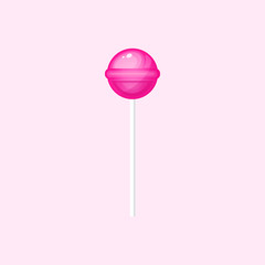 Pink lollipop